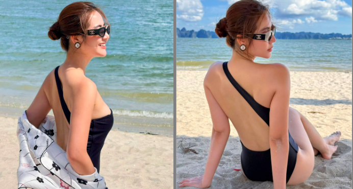Huyền Lizzie khoe ảnh bikini nóng hơn cả mùa hè, tiết lộ số đo 3 vòng cực chuẩn