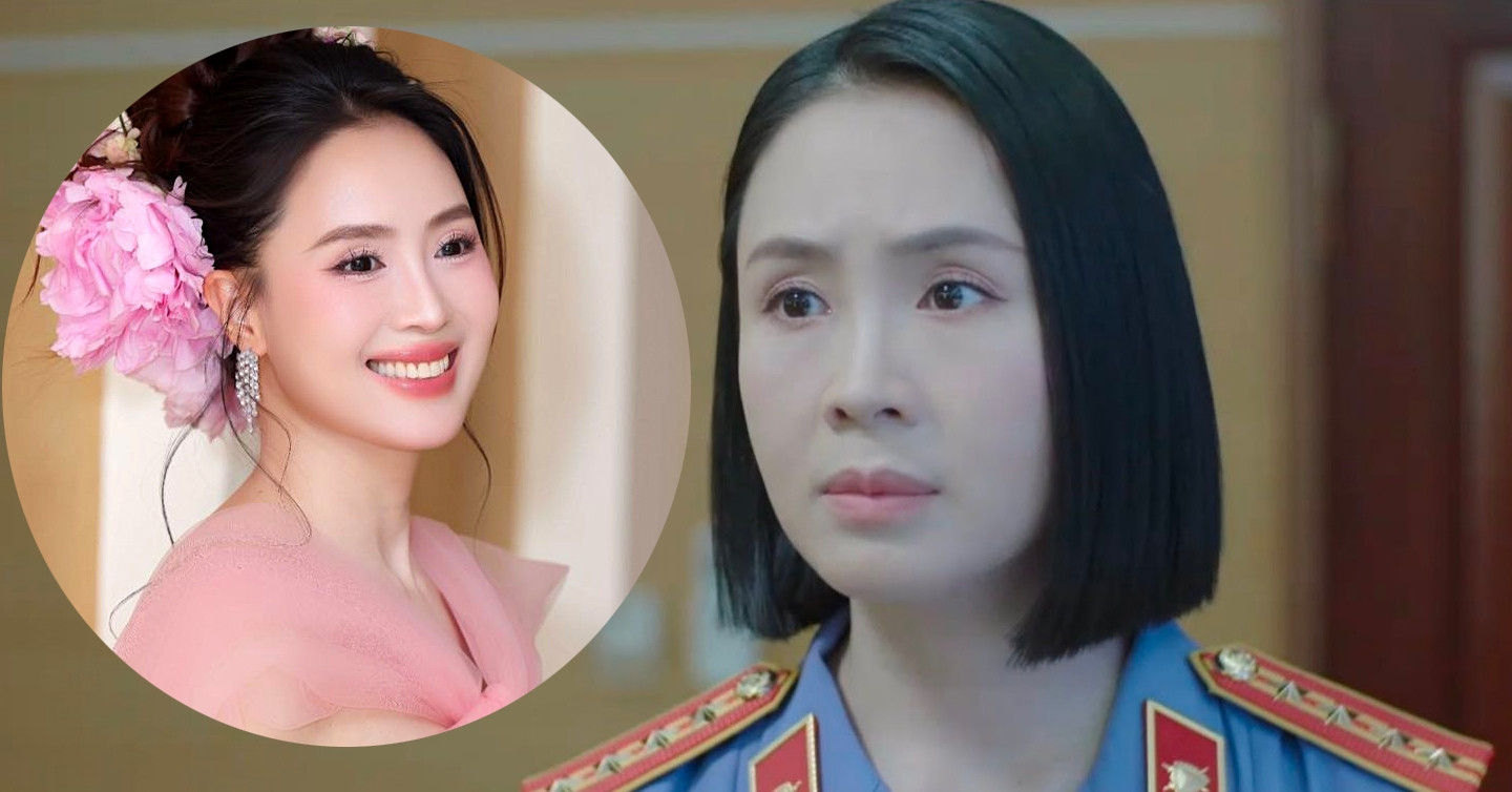 Nhan sắc đời thực đối lập màn ảnh của viện phó viện kiểm sát trên phim giờ vàng