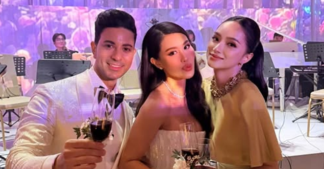 Hương Giang cùng dàn sao dự đám cưới em chồng Hà Tăng – fashionista Tiên Nguyễn