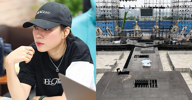 Màn hình LED 1.650m2, sân khấu rộng 75m, catwalk dài 40m