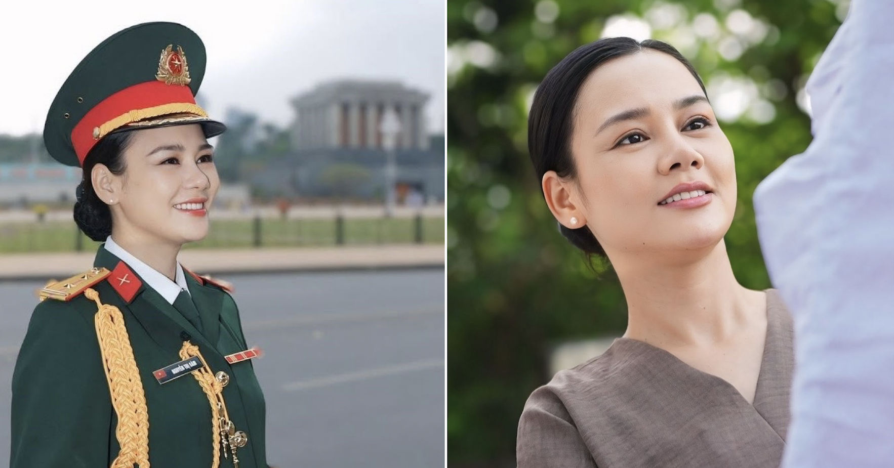 Chủ tiệm giặt là của phim giờ vàng VTV ngoài đời là Trung tá quân đội, có chồng PGĐ