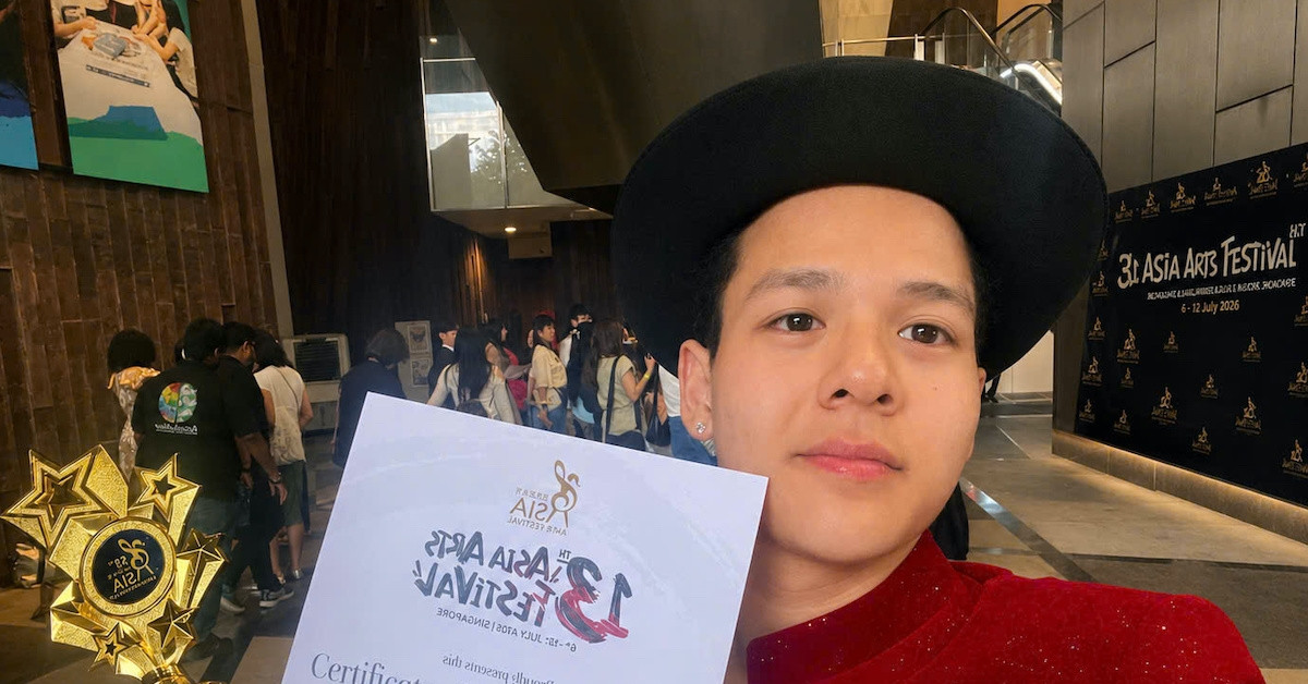 Bật mí về chàng trai 20 tuổi vừa Giành Huy chương Vàng Asia Arts Festival